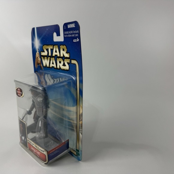 Vintage Hasbro Star Wars Saga #47 Jango Fett Slave I Pilot 3.75" Figure NIB 2002 - Picture 3 of 4